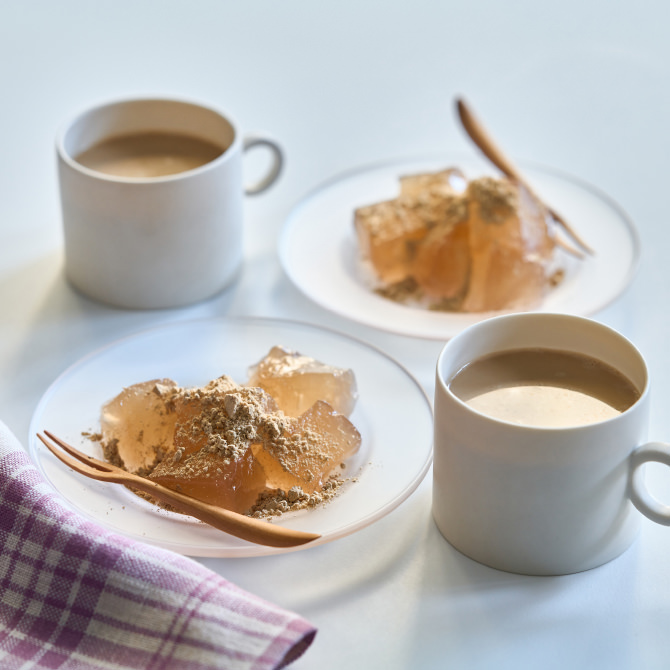 和菓子とコーヒー