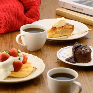 冬のあったかスイーツとコーヒー