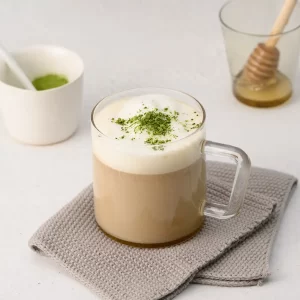 春のはちみつ豆乳オレ