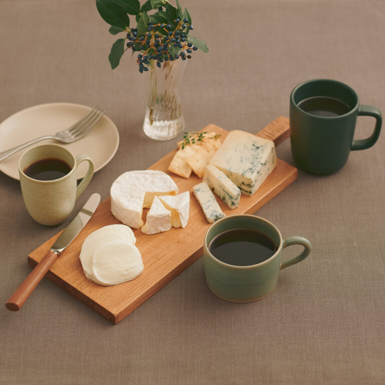 3種のチーズとコーヒー