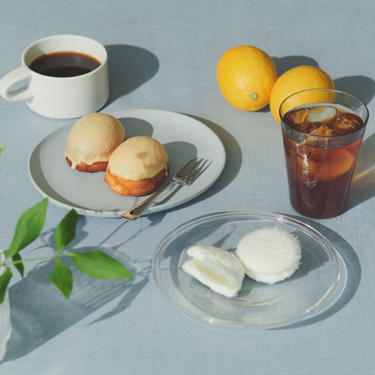 レモンスイーツとコーヒー